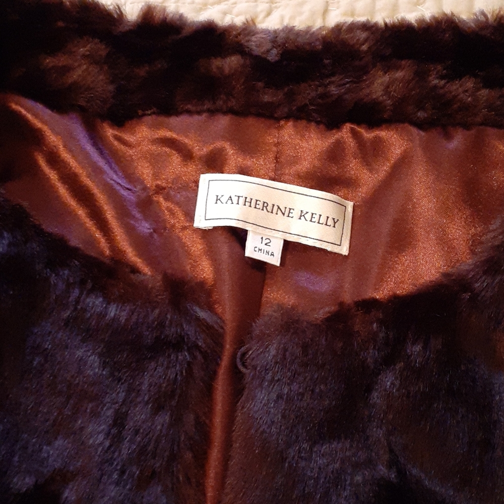 Sz 12 NWOT Katherine Kelly Dress Purple Jacket